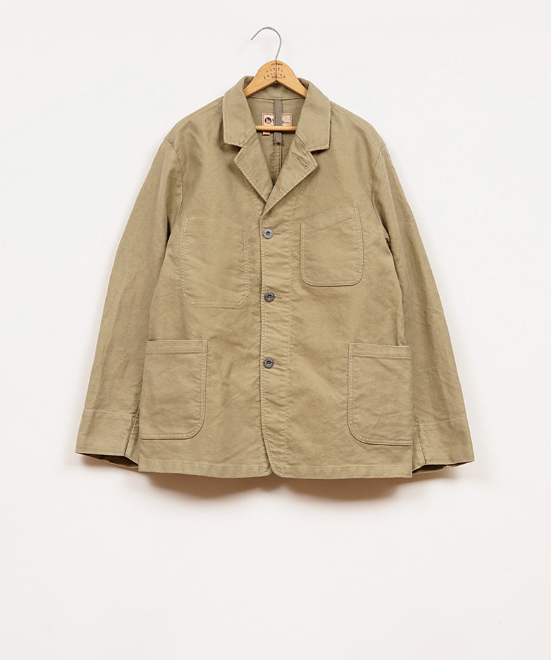JK03-M WORK SUIT JACKET MOLESKIN