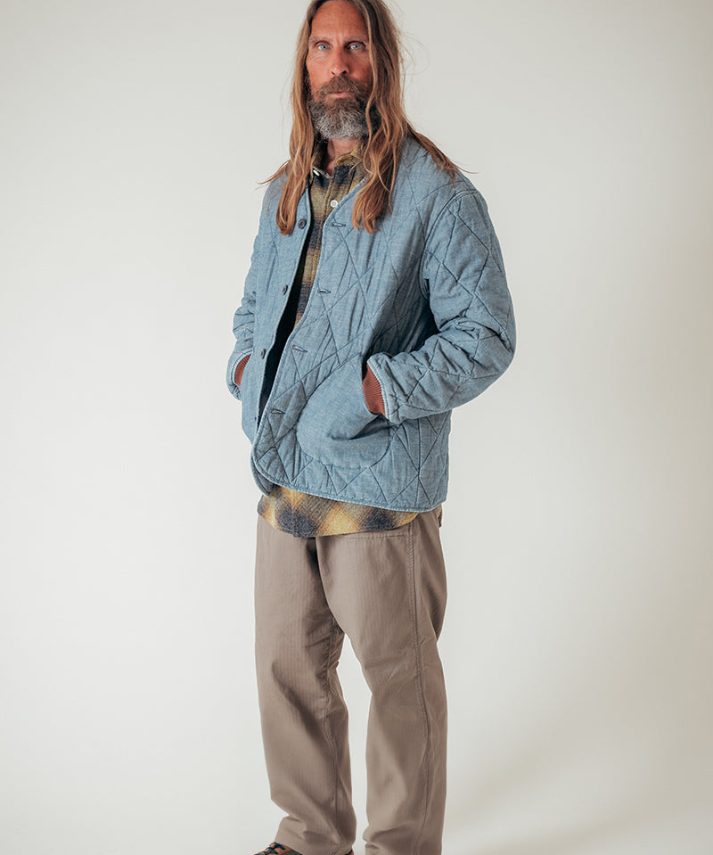 OW03 LINE JACKET INDIGO