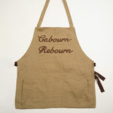 selvaged apron top khaki