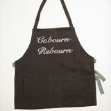 selvaged apron top dk grey