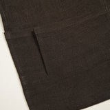 selvaged apron top dk grey