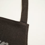 selvaged apron top dk grey