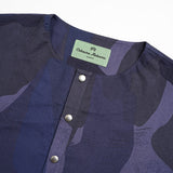 Camo Pullover short blue