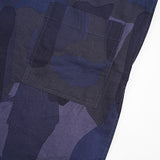 Camo Pullover short blue