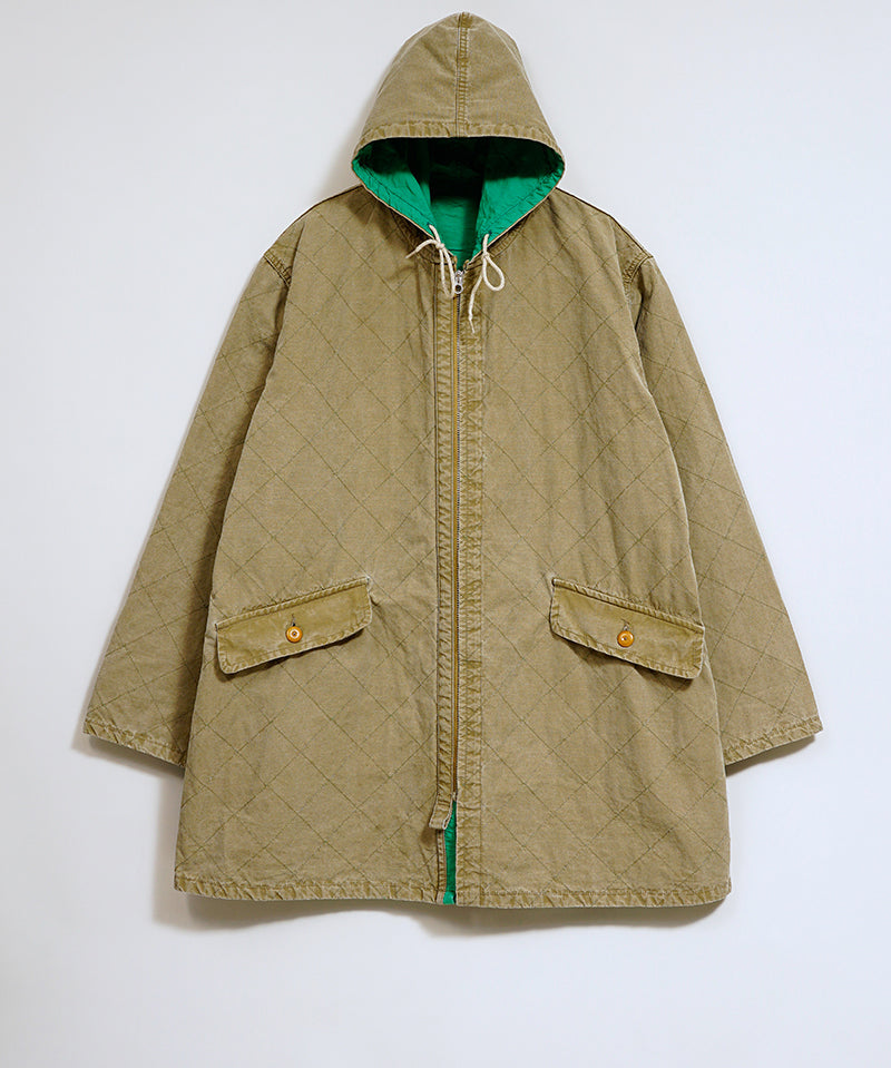 QUILTING DECK COAT RIPSTOP REV
