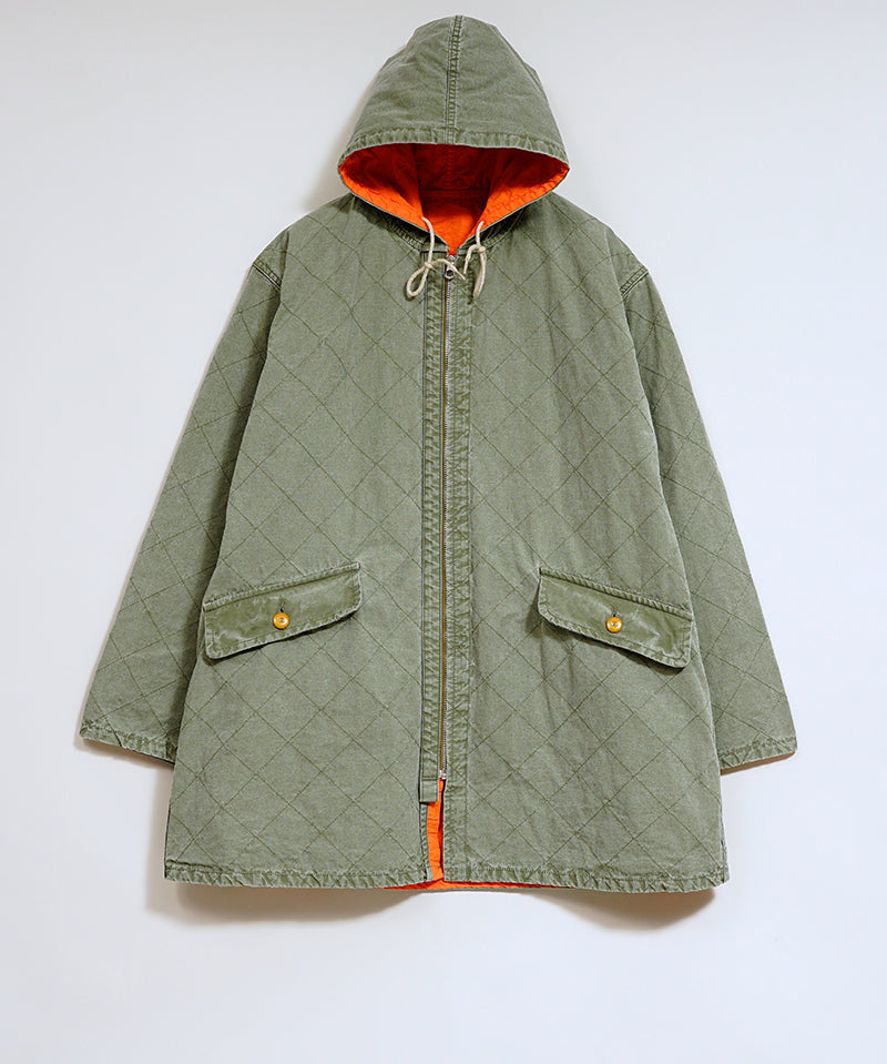 QUILTING DECK COAT RIPSTOP REV