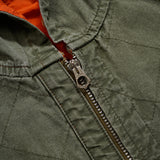 QUILTING DECK COAT RIPSTOP REVERSIBLE