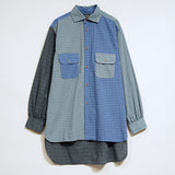 GRANDPA SHIRT CRAZY PATTERN DOBBY