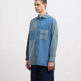 GRANDPA SHIRT CRAZY PATTERN DOBBY
