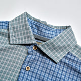 GRANDPA SHIRT CRAZY PATTERN DOBBY