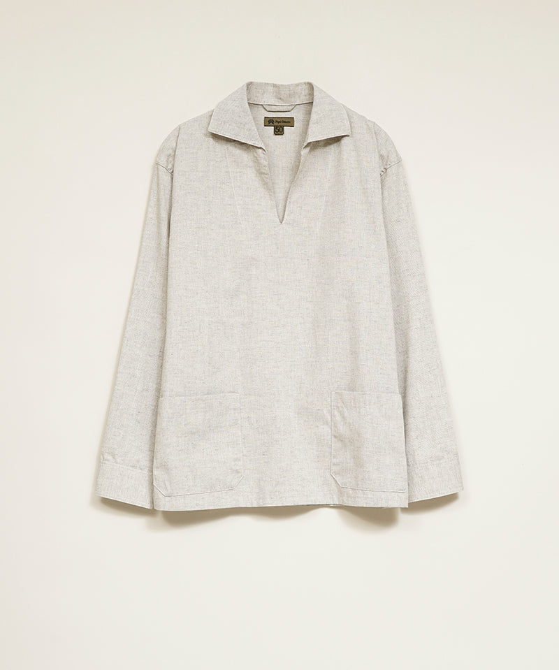 FRENCH PULLOVER SHIRT - DUNGAREE