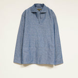 FRENCH PULLOVER SHIRT - DUNGAREE