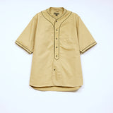 BASEBALL SHIRT SHORT SLEEVE COTTON TWILL