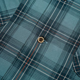 OPEN COLLAR SHIRT RAYON CHECK
