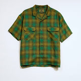 OPEN COLLAR SHIRT - HEMP CHECK