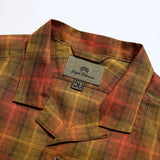 OPEN COLLAR SHIRT - HEMP CHECK