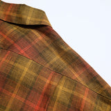 OPEN COLLAR SHIRT - HEMP CHECK