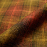 OPEN COLLAR SHIRT - HEMP CHECK