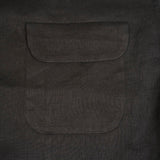 OPEN COLLAR SHIRT LINEN TWILL