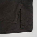 OPEN COLLAR SHIRT LINEN TWILL
