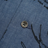 OPEN COLLAR SHIRT SHORT SLEEVE TATTOO