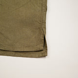 ARMY SHIRT SHORT SLEEVE - LINEN HERRINGBONE TWILL