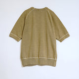 SHORT SLEEVE SWEAT SHIRT COTTON PIGMENT