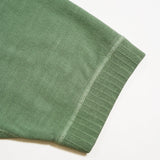 SHORT SLEEVE SWEAT SHIRT COTTON PIGMENT