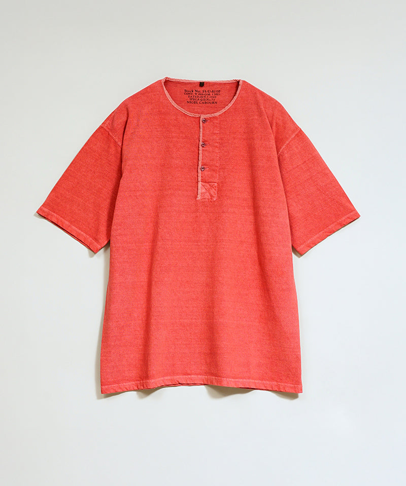 50s HENLEY NECK SHIRT PIGMENT