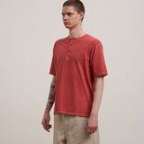 50s HENLEY NECK SHIRT PIGMENT