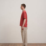 50s HENLEY NECK SHIRT PIGMENT