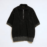 ZIP UP SHORT SLEEVE SHIRT - PILE