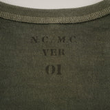 USMC T-SHIRT HENLEY NECK