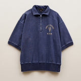 HALF ZIP SWEAT SHORT SLEEVE