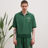 HALF ZIP SWEAT SHORT SLEEVE