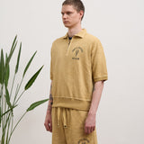 HALF ZIP SWEAT SHORT SLEEVE