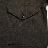 FRENCH WORK JACKET MIX BLACK CHAMBRAY