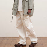 BRITISH ARMY PANT WHITE DENIM