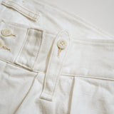 BRITISH ARMY PANT WHITE DENIM