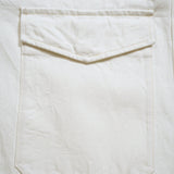 BRITISH ARMY PANT WHITE DENIM
