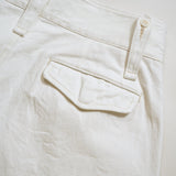 BRITISH ARMY PANT WHITE DENIM