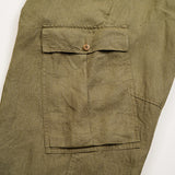 ROYAL NAVY CARGO PANT - LINEN HERRINGBONE TWILL
