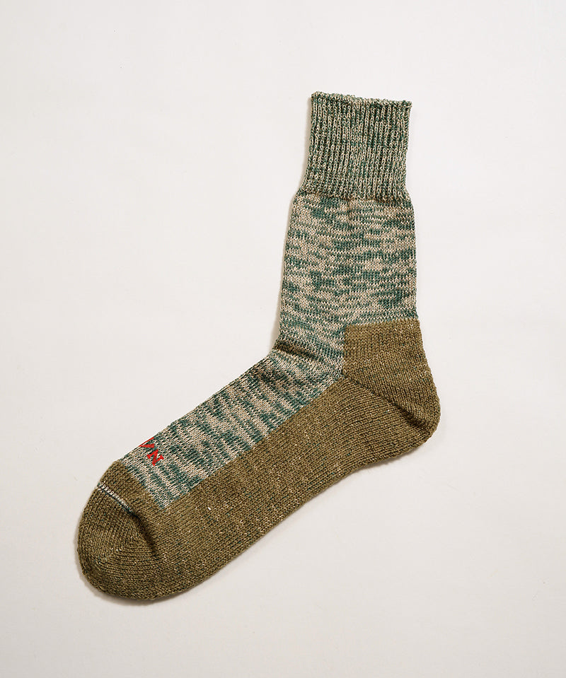 PILE SOCKS LINEN COTTON
