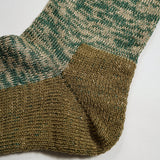 PILE SOCKS LINEN COTTON
