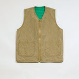 QUILTING DECK VEST RIPSTOP REVERSIBLE
