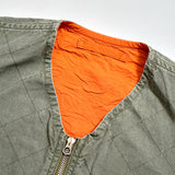 QUILTING DECK VEST RIPSTOP REVERSIBLE