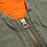 QUILTING DECK VEST RIPSTOP REVERSIBLE