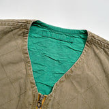 QUILTING DECK VEST RIPSTOP REVERSIBLE