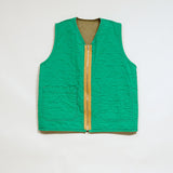 QUILTING DECK VEST RIPSTOP REVERSIBLE