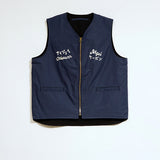 SOUVENIR VEST REVERSIBLE COTTON NYLON WEATHER